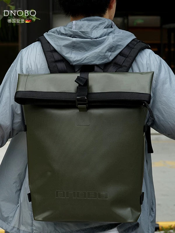 Waterproof 16L Backpack, Simple & Stylish, for Outdoor & Daily Commute, Wear-resistant & Dirt-resistant, Foldable Flap Backpack