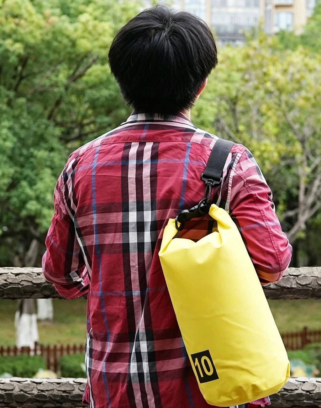 Outdoor Portable Folding Waterproof Dry Bag, 10L, for Swimming, Drifting, Gym and Sports Storage