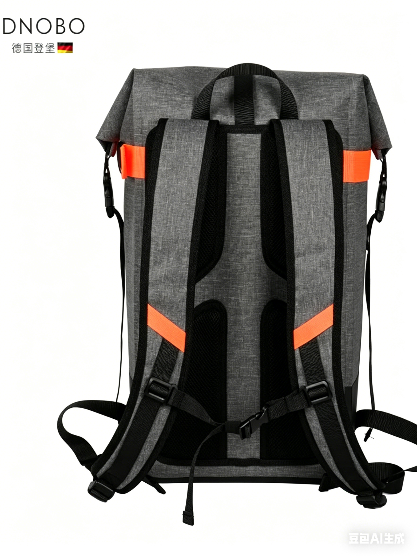 Outdoor Waterproof Backpack, 40L Large Capacity, Hiking Cycling Travel Daypack, Double Shoulder Bag for Men