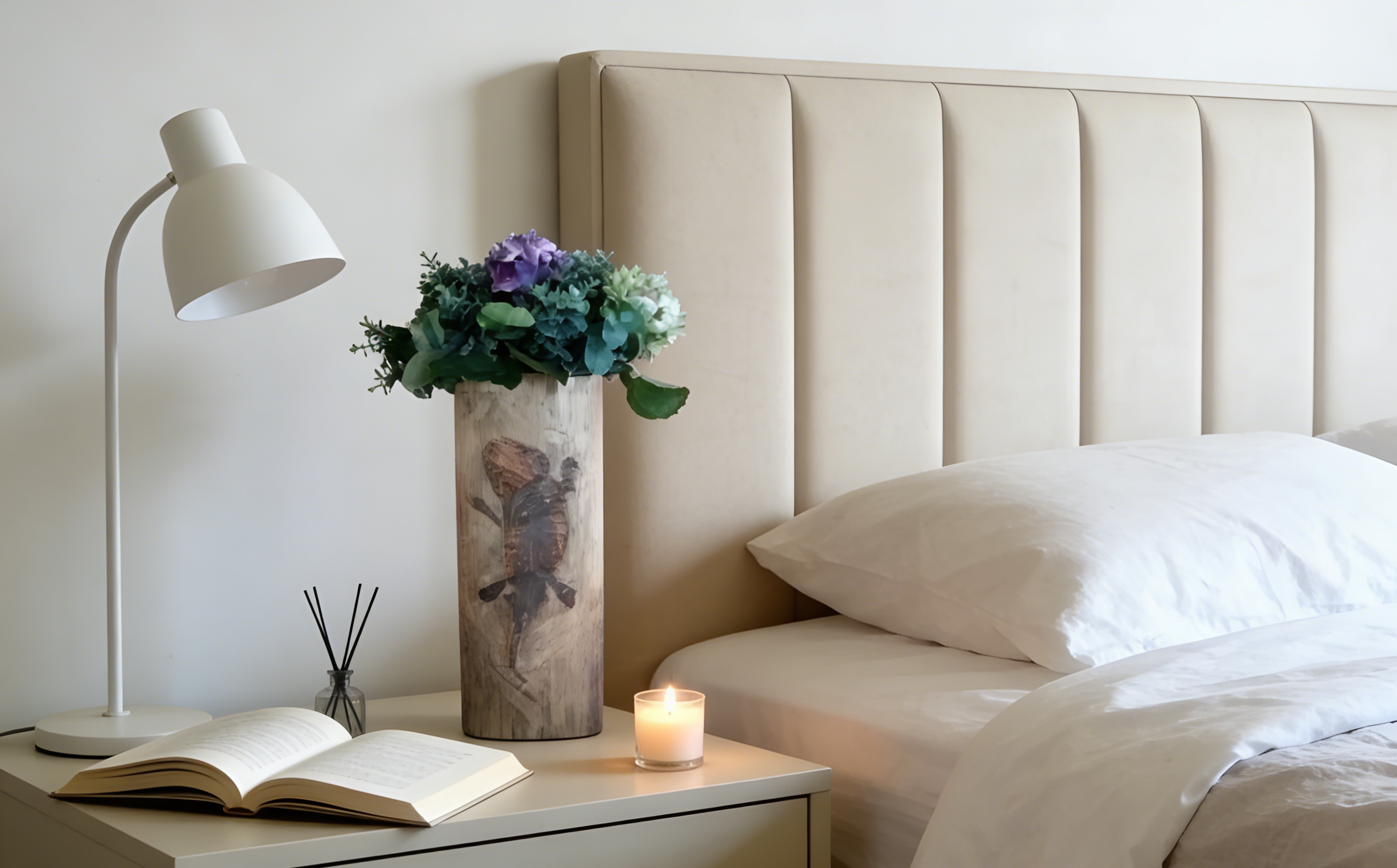 Dinosaur Fossil Wood Vase | 20×13.5×51 CM | Rustic Floral Decor Accent 🪵