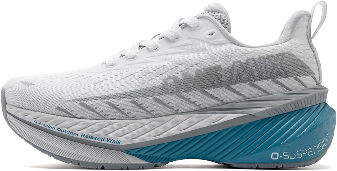 ONEMIX Women's Walking Sneaker with Breathable Mesh Upper, Shock Absorption Cushioning, Lightweight Outdoor Running Shoe