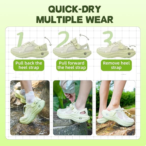 ONEMIX Women Water Shoes Wide Amphibious Outdoor Quick Drying Sneakers