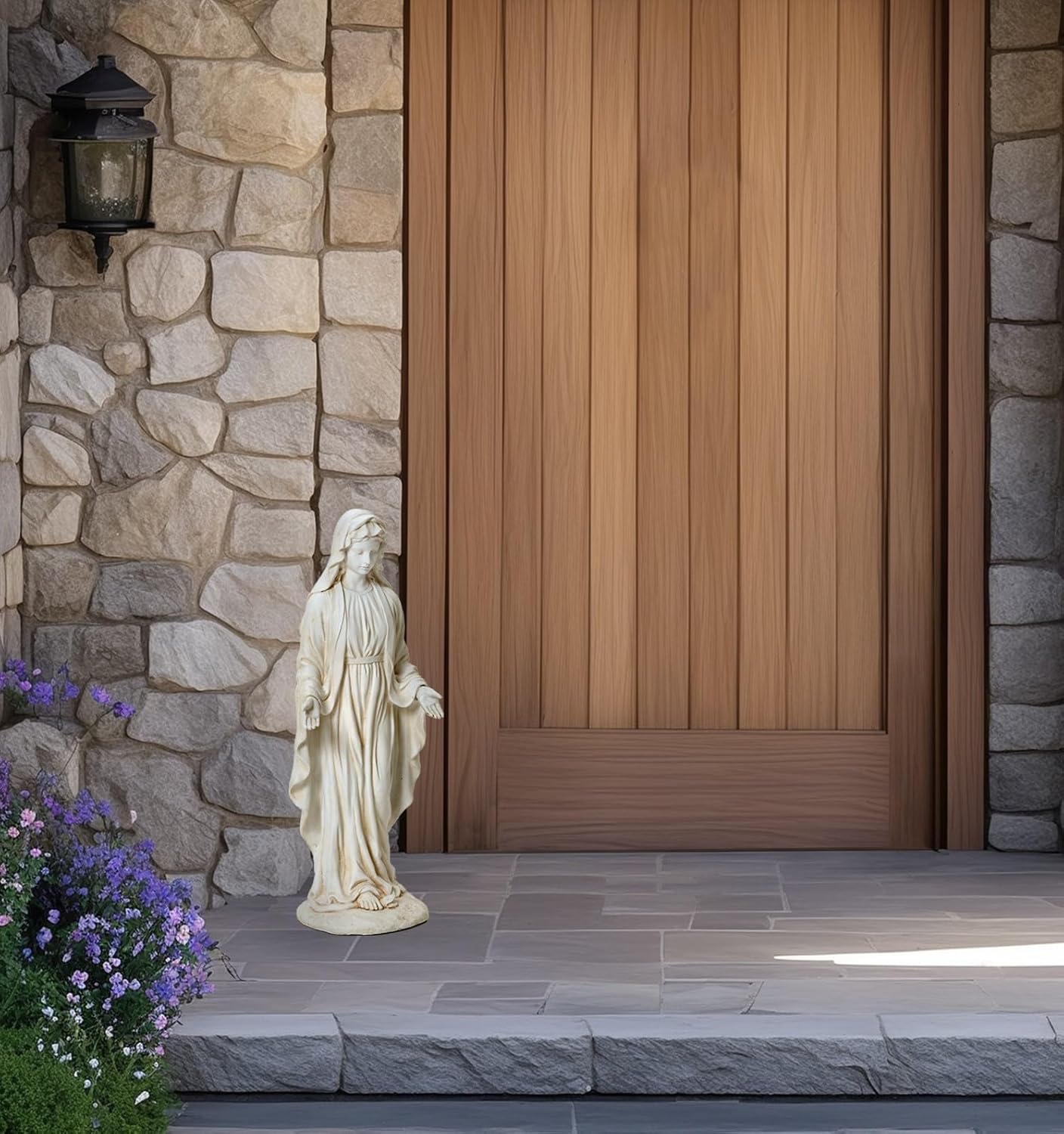 Virgin Mary Statue Outdoor, 30'' Religious Garden Statue, Blessed Mother Outdoor Statue, Virgen De Guadalupe Statues, Large Outdoor Garden Statues, Sculptures Decorations Home Yard Patio