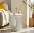 Heart Soars MGO Side Table U-Shaped Side Table Concrete Accent Coffee Table