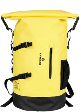 Waterproof 20L Backpack for Men and Women, Large Capacity Roll-Top Travel Sports Bag for Outdoor Activities Such As Surfing, Rafting and Water Sports