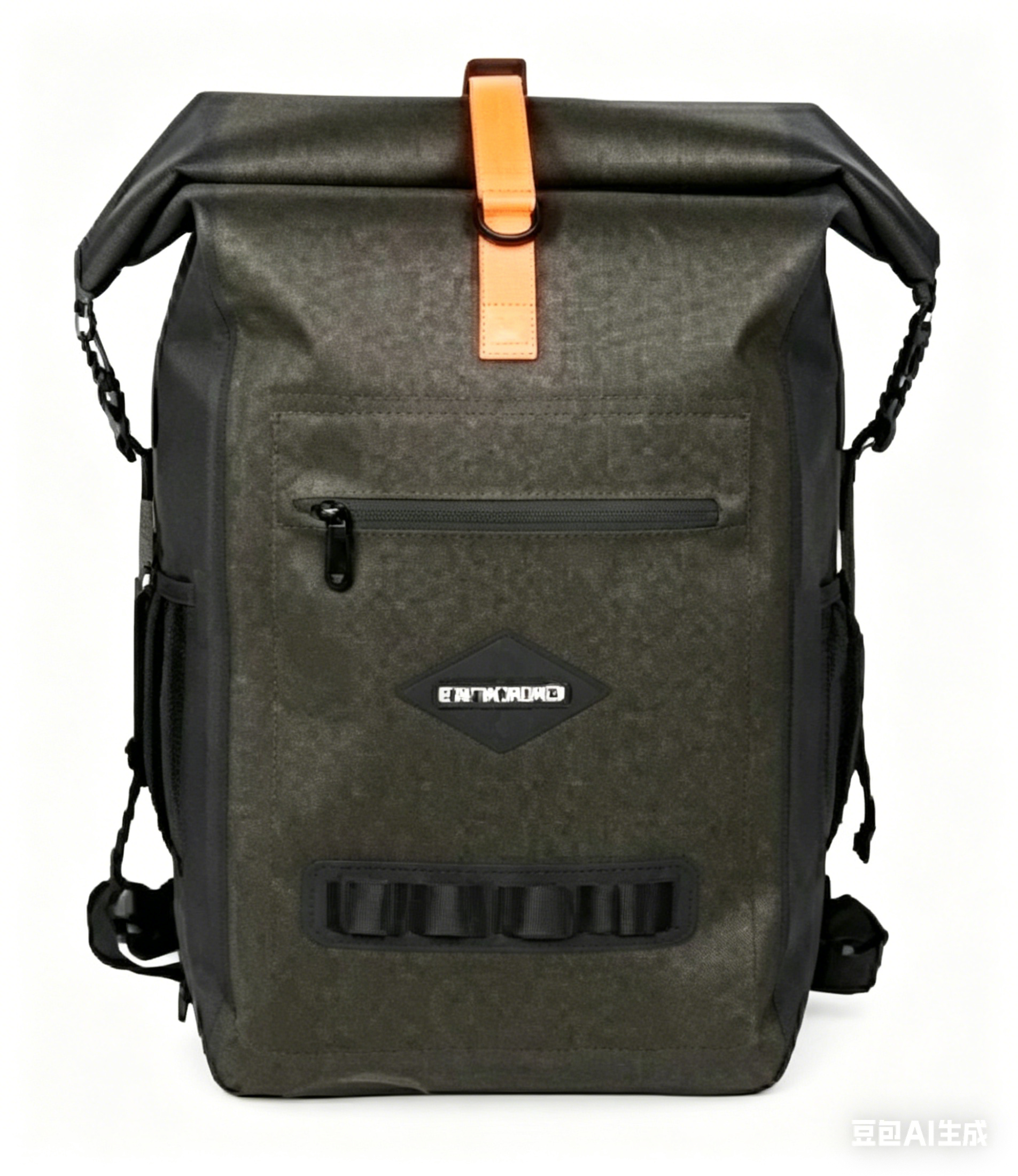 Outdoor Waterproof Backpack, 26L, Lightweight, PVC, Roll-Top Closure, Adjustable Padded Shoulder Straps, for Cycling, Hiking, and Travel
