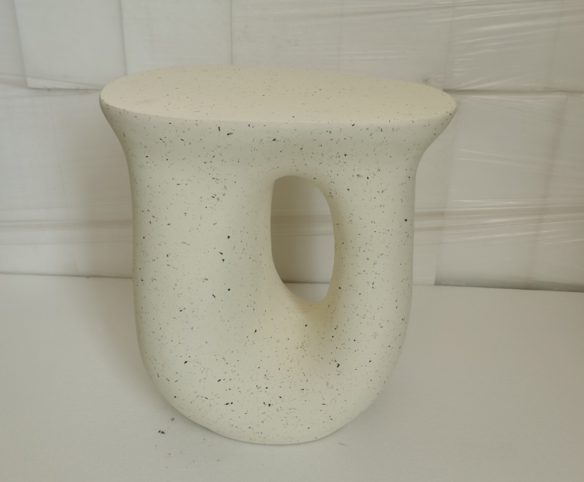 Heart Soars MGO Side Table U-Shaped Side Table Concrete Accent Coffee Table