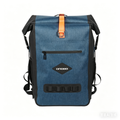 Outdoor Waterproof Backpack, 26L, Lightweight, PVC, Roll-Top Closure, Adjustable Padded Shoulder Straps, for Cycling, Hiking, and Travel