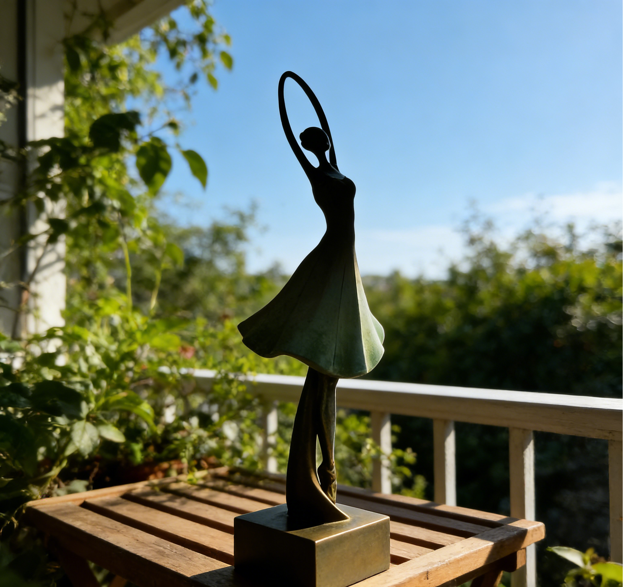 Ballerina Figurine Sculpture | 13×6.7×35 CM | Modern Art Home Decor ✨