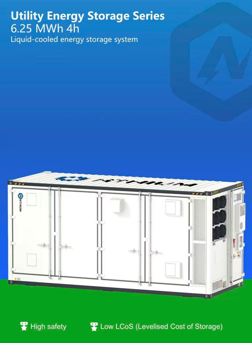Utility Energy Storage Series 6.25 MWh 4h